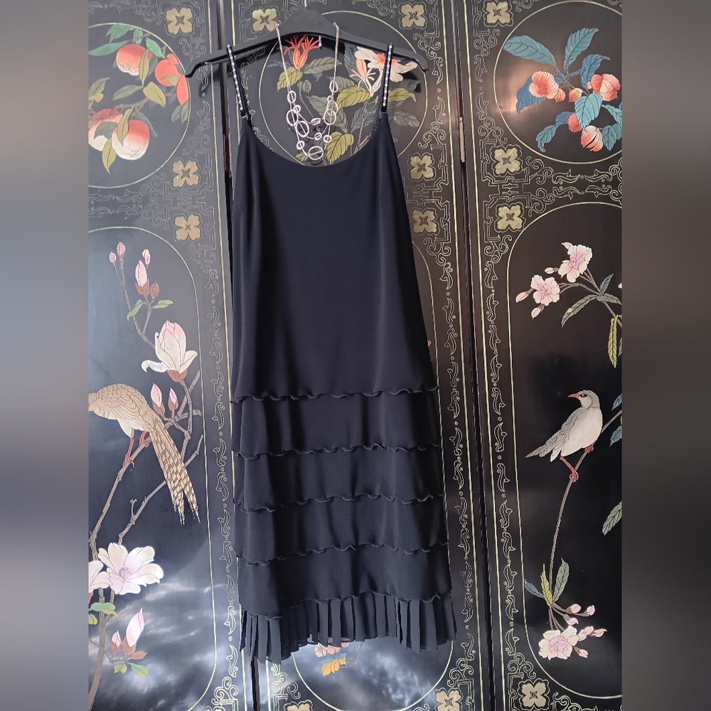 Joseph Ribkoff Black Layered Dress